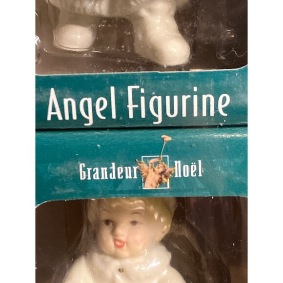 Set Of 6 Vintage Grandeur Noel Angel Figurines - Picture 12 of 12